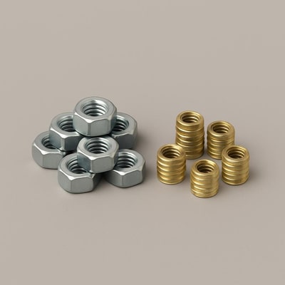 Muttern und Gewindeeinsätze