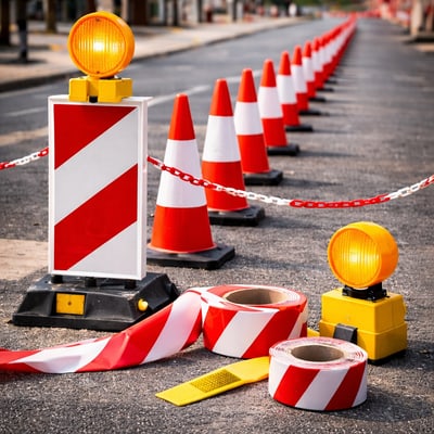 Absperrungen & Signalisation