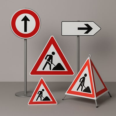 Verkehrs- & Baustellenschilder